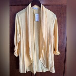 Open Front shawl collar Cardigan NWT